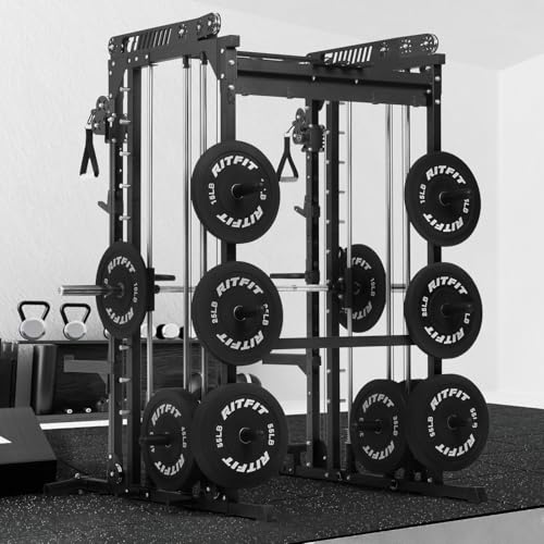 RitFit M1 & M1 Pro Smith Machine with Cable Crossover System for Home Gym Y659852