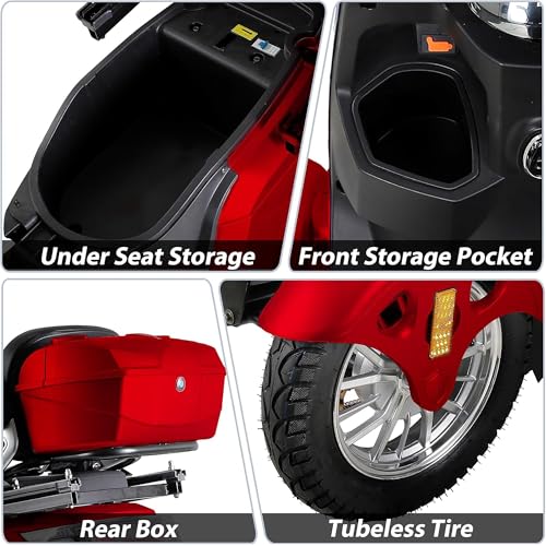 1000W Heavy Duty 4 Wheel Mobility Scooter for Seniors & Adults U9698