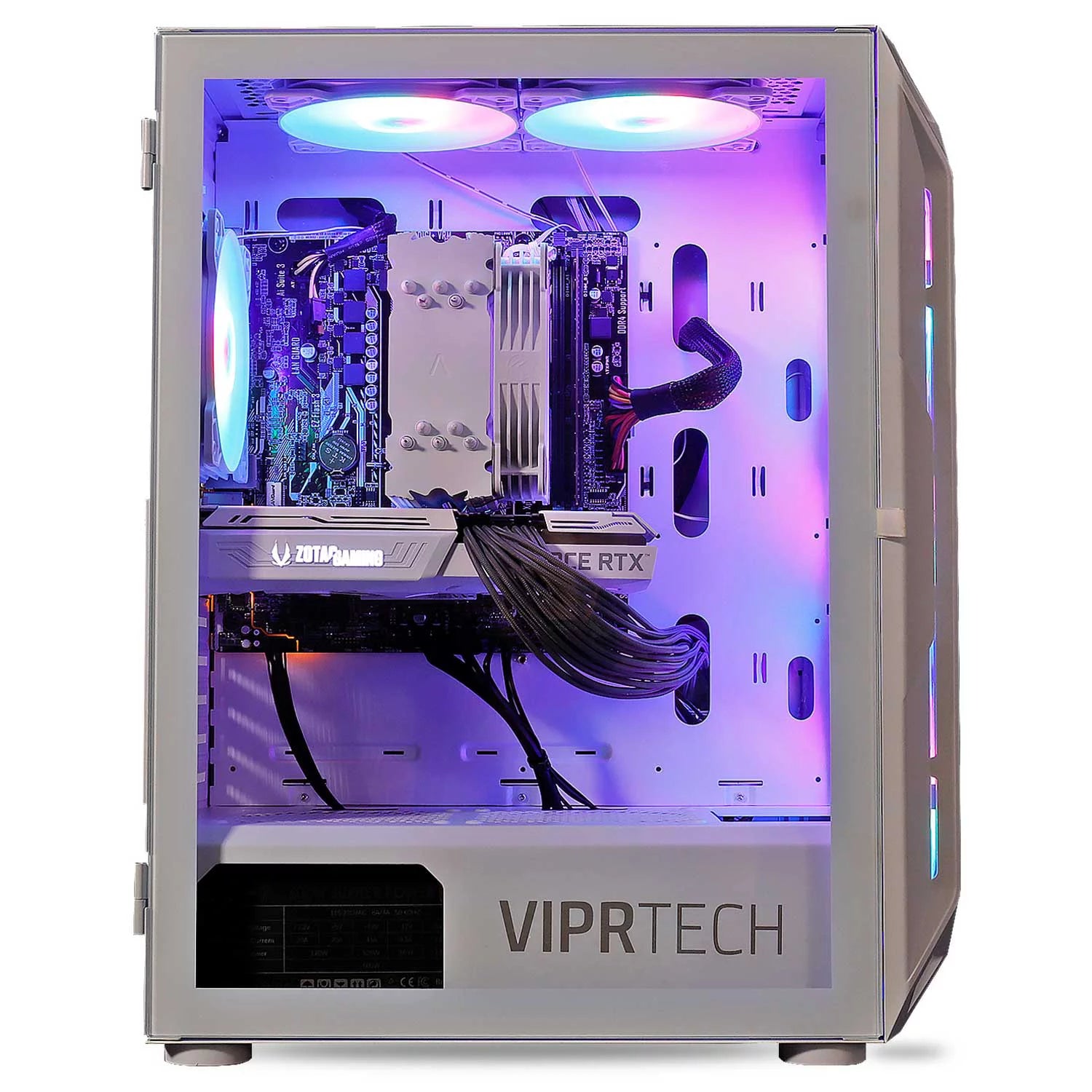 ViprTech.com Ghost 2.0 Gaming PC, AMD Ryzen 5 5600G, RTX 3060, 32GB RAM, 1TB SSD Q80090
