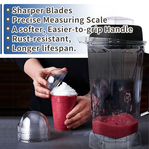 Vitamix Blender Pitcher 64oz Replacement Jar for 5000 5200 5500 6300 7500 Series F9058
