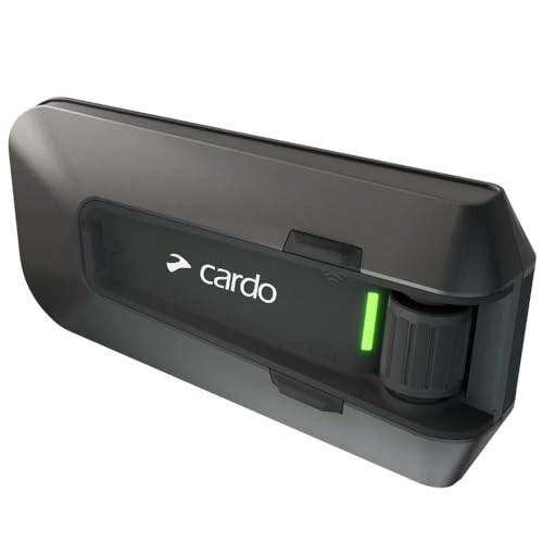 Cardo PACKTALK Edge Motorcycle Bluetooth Headset Intercom - Single Pack, Black T745612