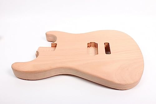 Mahogany Electric Guitar Body Blank Unfinished DIY ST Replacement S838