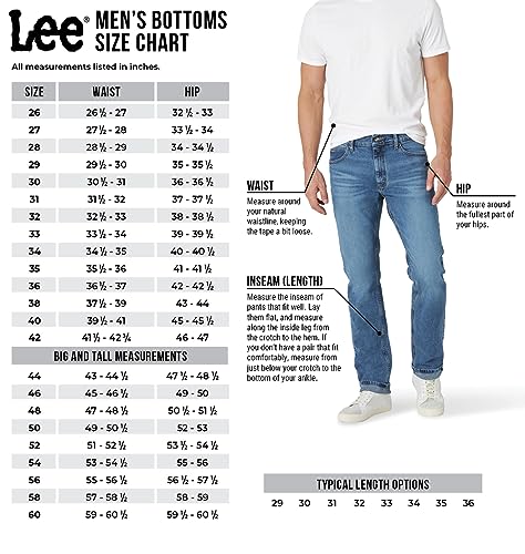 Lee Men's Relaxed Fit Straight Leg Jeans Q441243