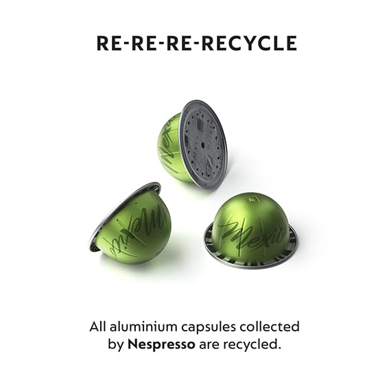 Nespresso Vertuo Barista Flavored Medium Roast Coffee Pods, 30 Count Z6730