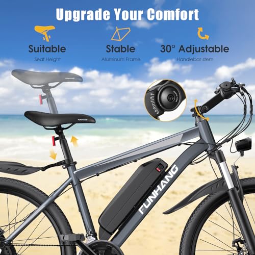 Peak 1000W Electric Mountain Bike for Adults, 26" 48V Commuter Ebike F750633