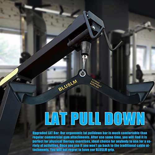 LAT Pull Down Bar for Cable Machine, Tricep Strength Training Handle M7875