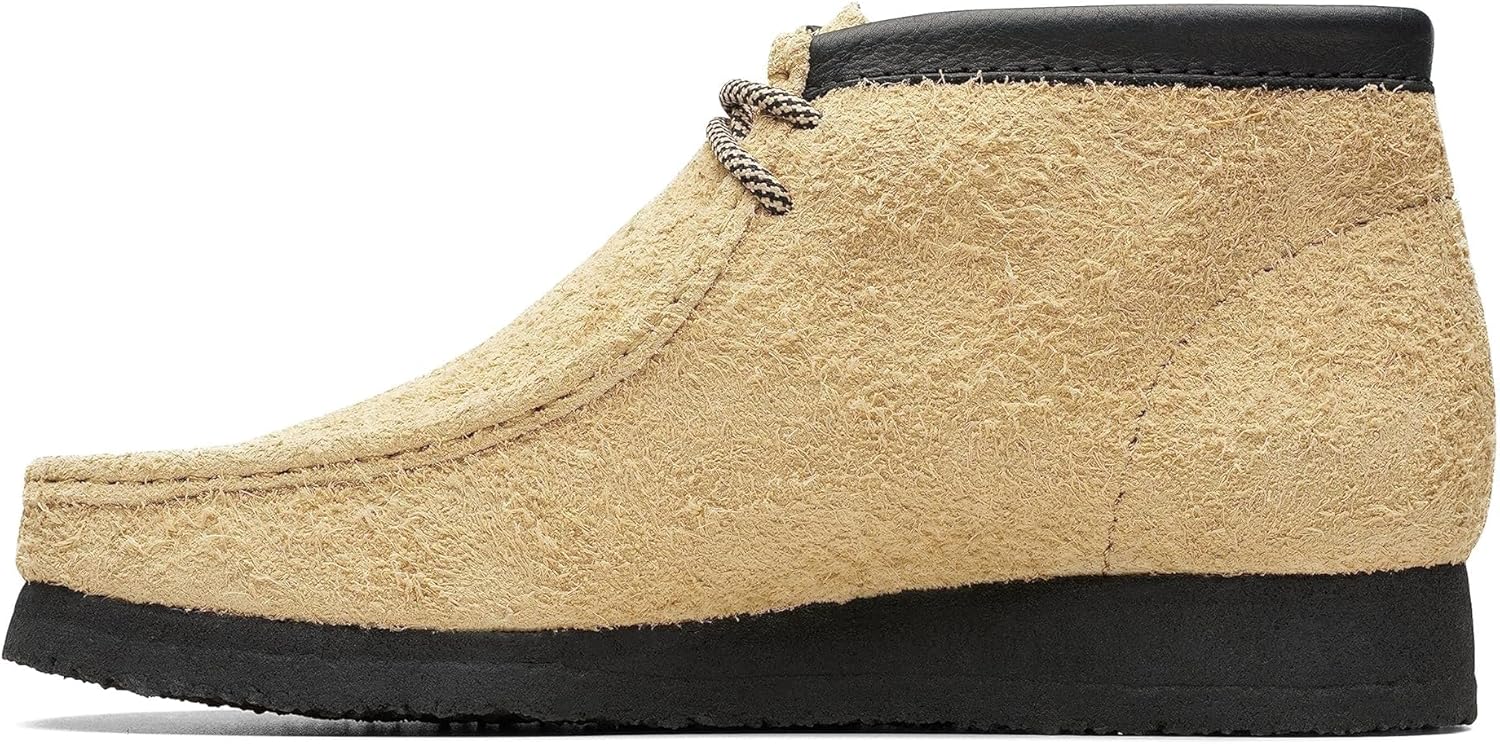 Clarks Men's Wallabee Boot Oxford Maple/Black Suede R836904