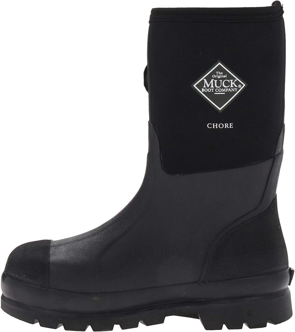 Muck Boot Chore Classic Men's Rubber Work Boot Black 10 Z9461