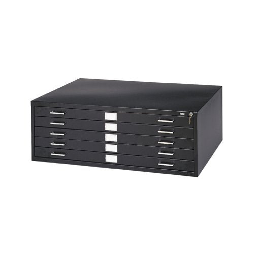 Safco Products 5-Drawer Flat File, 36" W x 24" D, White X8304