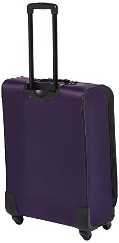 American Tourister Pop Max Softside Luggage 3-Piece Set with Spinner Wheels, Purple R70056