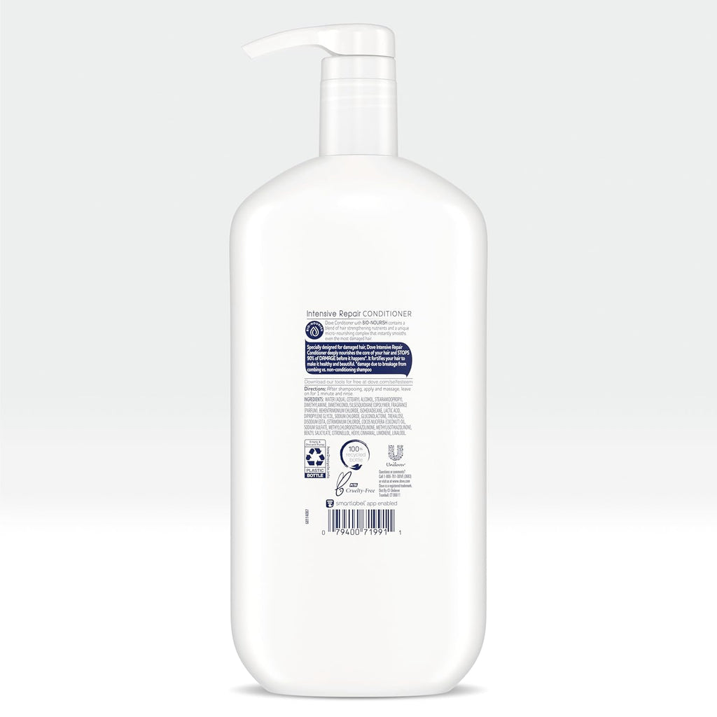 Dove Nutritive Solutions Strengthening Shampoo and Conditioner with Pump, Intensive Repair, 2 Count, 31 oz Z5844