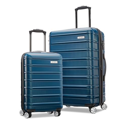 Samsonite Omni 2 Hardside Expandable Luggage 2-Piece Set, Lagoon Blue Q67173