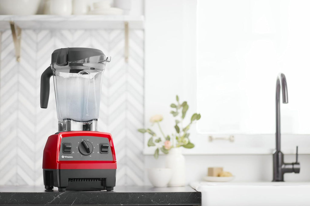Vitamix Explorian Blender, 64 oz, Red (Renewed Premium) E146841