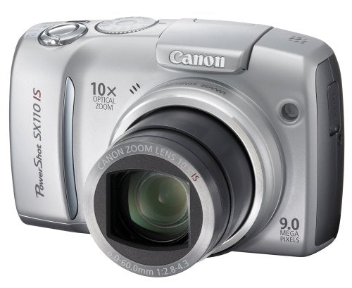 Canon Powershot SX110IS 9MP Digital Camera with 10x Optical Image Stabilized Zoom (Black)