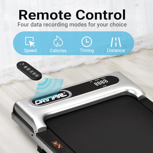 Walking Pad Under Desk Treadmill 2.5 HP Portable 3 in 1 with Remote Control S843130