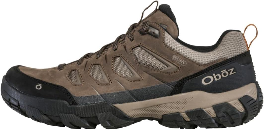 Oboz Men's Sawtooth X Low B-Dry Hiking Shoe, Canteen, 15 Wide