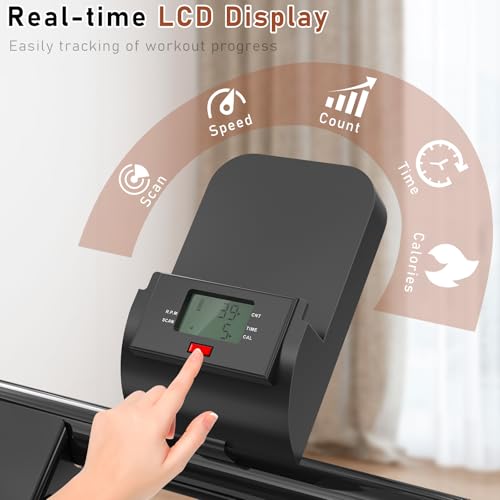 Foldable Stair Stepper with Large Pedal for Home Workout O485893