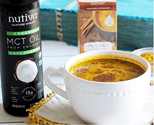 Nutiva Organic MCT Oil, Unflavored, 32 Oz, USDA Organic, Keto L228
