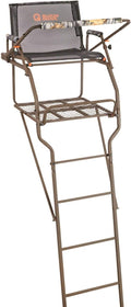 Guide Gear Ultra Comfort 18' Ladder Tree Stand for Hunting Climbing Hunt Seat, Hunting Gear Equipment Accessories