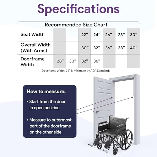 K7 Heavy Duty Bariatric Wheelchair for Adults, 700LB Capacity, Black M354875
