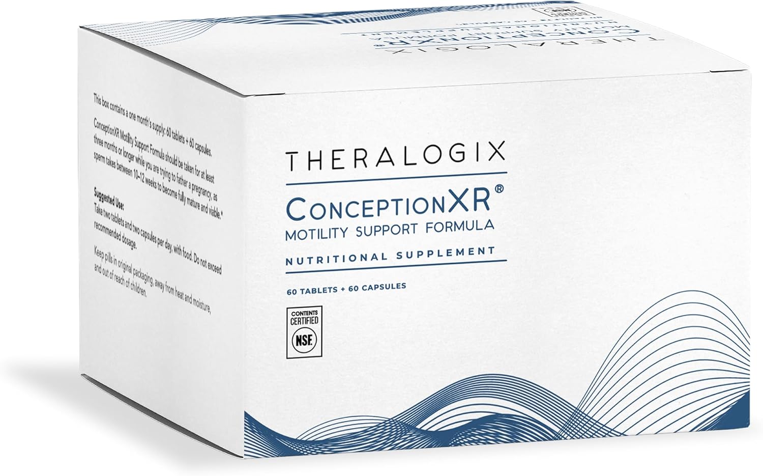 Theralogix ConceptionXR Motility Support Formula Men's Preconception Vitamins, 60 Tabs + 60 Caps C676
