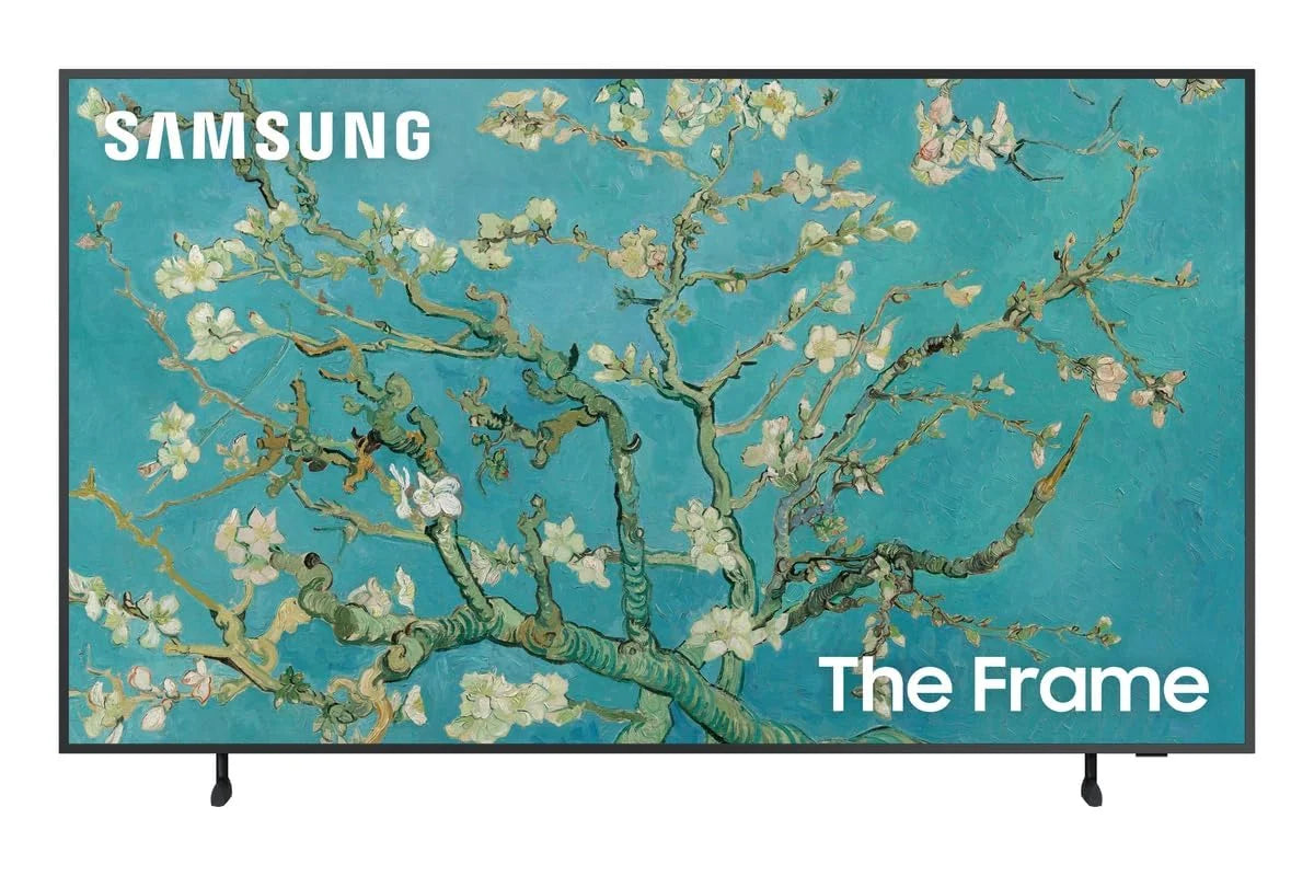 SAMSUNG 85-Inch Class QLED 4K The Frame Smart TV with Customizable Bezel, Modern Beige D37786