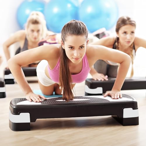 BalanceFrom Aerobic Step Platform Exercise Stepper for Home Gym Cardio & Balance Training B6436