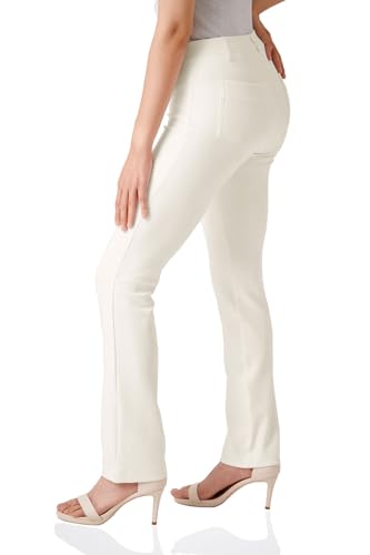 Yogipace Women's Straight Leg Yoga Dress Pants with Belt Loops H62689