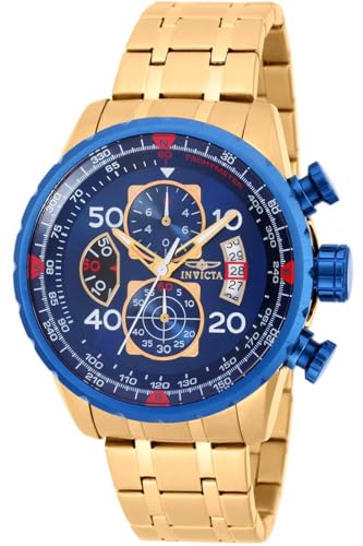 Invicta Aviator Stainless Steel Men's Quartz Watch - 48mm