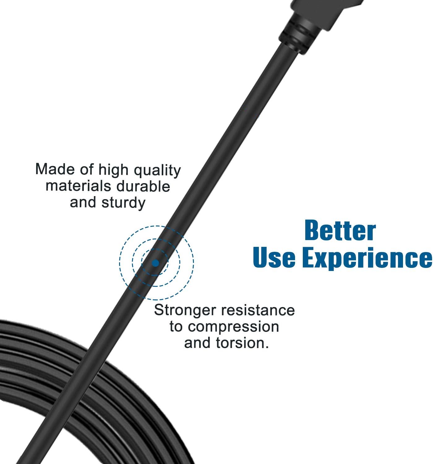 Xahpower 5 in 1 USB Charger Cable for Nintendo DS Lite, Wii U, 3DS XL, PSP G667156