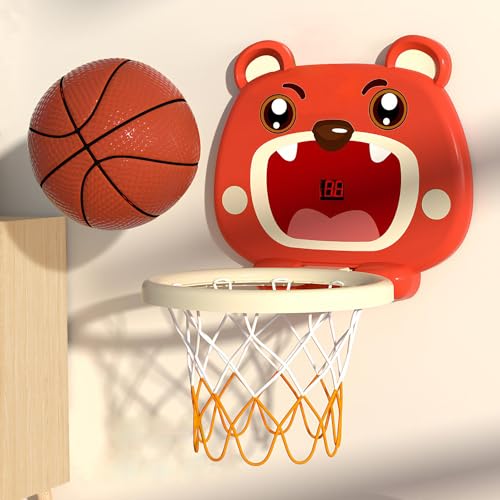 Geyiie Basketball Hoop for Kids, Adjustable Height, Portable Indoor Outdoor E21194