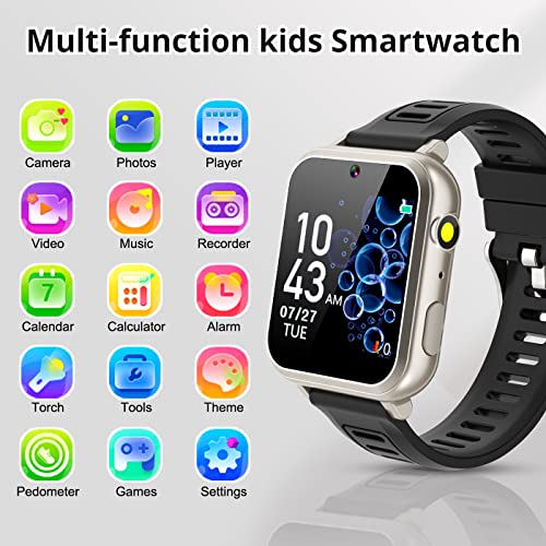 Kids Smart Watch Girls with HD Touch Screen Camera Music Player, Toys for Age 3-12 P363594