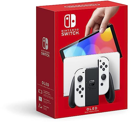Nintendo Switch – OLED Model w/ Neon Red & Neon Blue Joy-Con