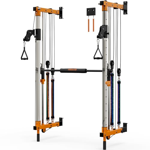 Wall Mount Smith Machine Power Cage with Cable Crossover I806