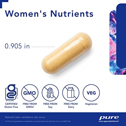 Pure Encapsulations Women's Nutrients Multivitamin for Women Over 40, 180 Capsules G5957