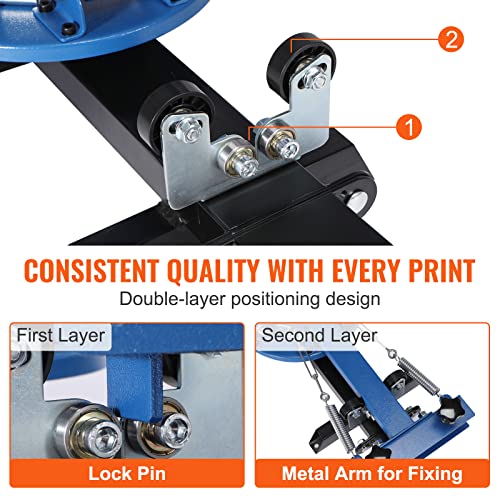 VEVOR Screen Printing Machine 1 Color 1 Station Silk Screen Printing Press for T-Shirt DIY C724866