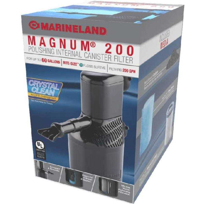 Marineland Magnum 200 Polishing Internal Canister Filter T9208