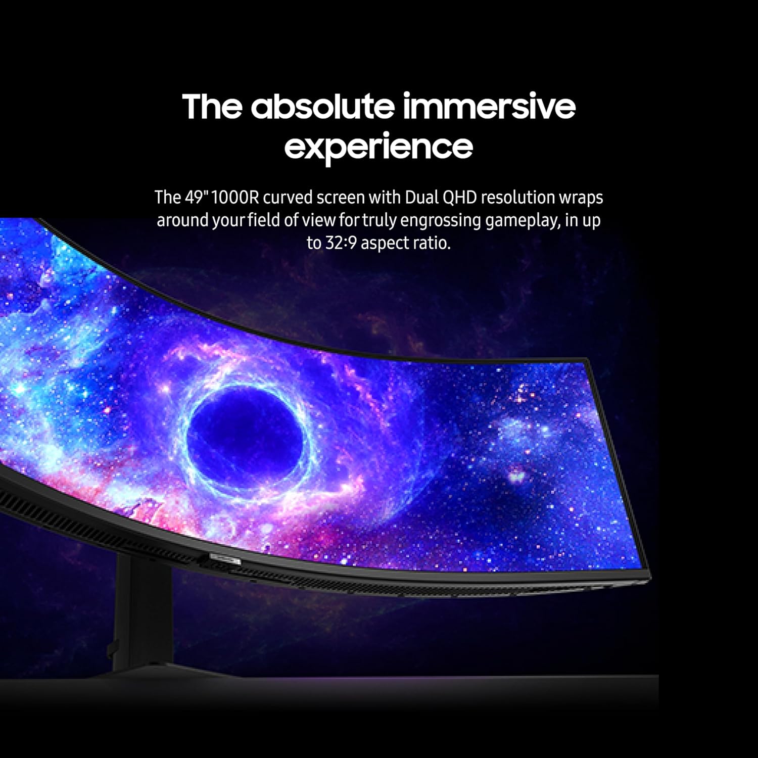 SAMSUNG 49-Inch Odyssey G9 DQHD 1000R Curved Gaming Monitor, 240Hz, Renewed A9554
