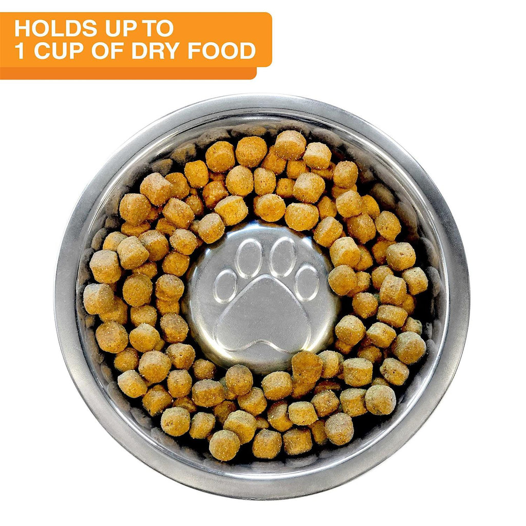 Stainless Steel Slow Feed Bowl by Neater Pet Brands Z6342