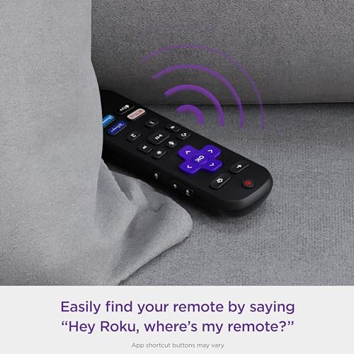 Roku Voice Remote Pro Rechargeable with Hands-free Voice Controls S922176