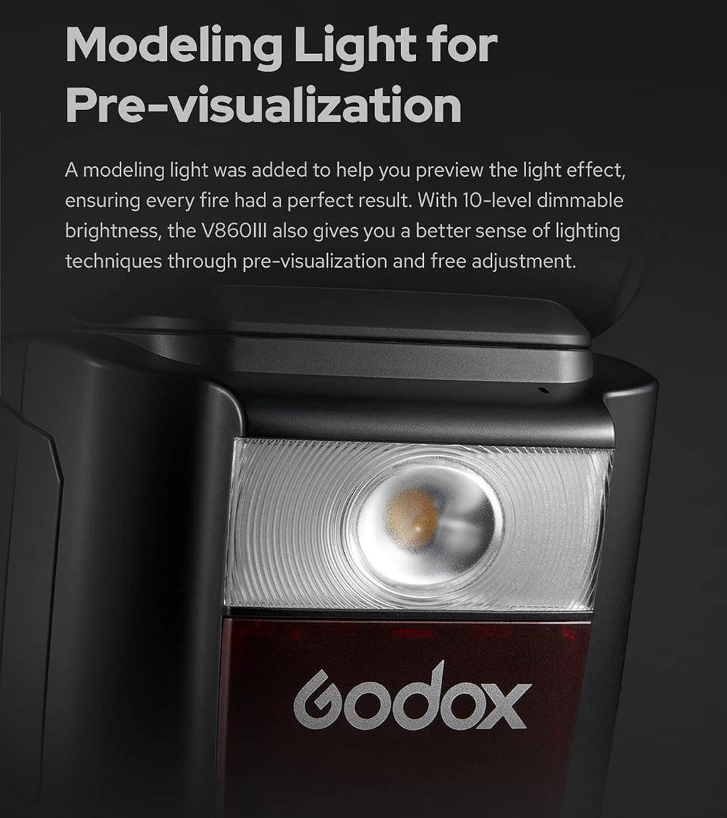 Godox V860III-S Speedlite for Sony Cameras, E-TTL II and Manual Flash Z69308