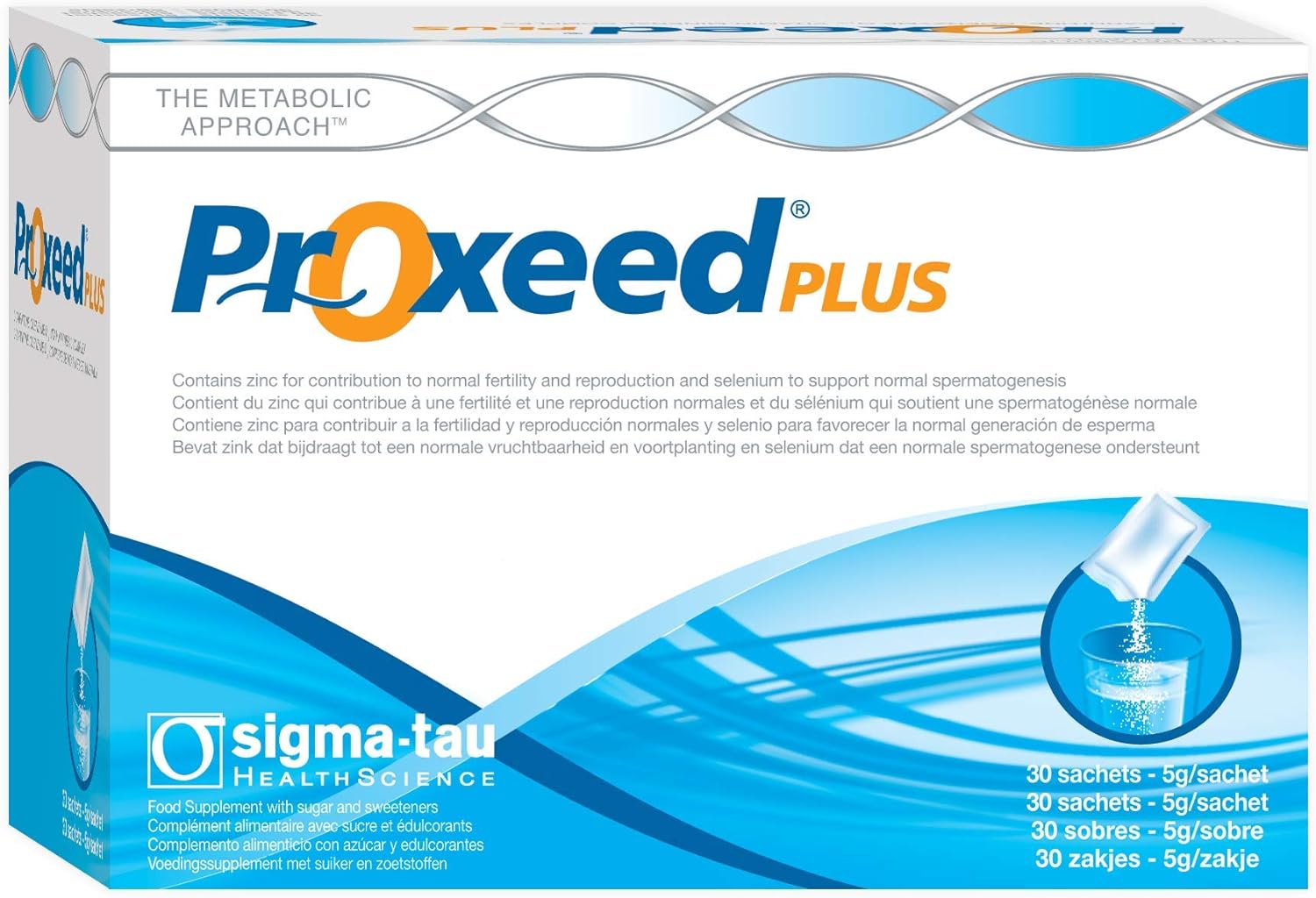Sigma Tau Proxeed Plus Male Fertility Supplement X30 Sachets