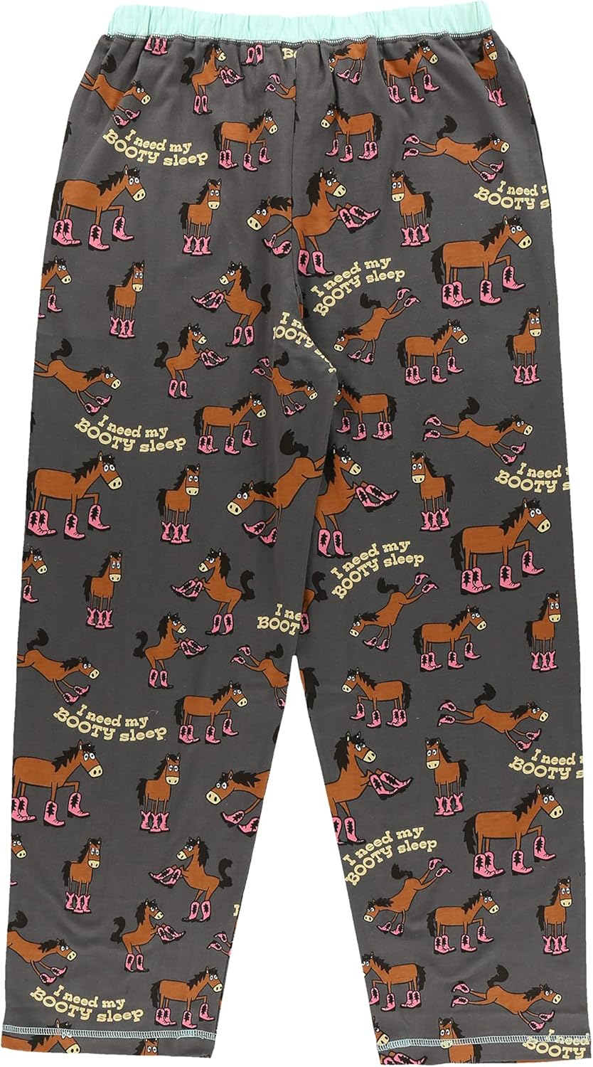 Lazy One Women's Pajama Pants and Top Set, Farm Print W432
