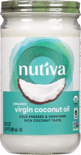 Nutiva Organic Virgin Coconut Oil, 23 Ounce (Pack of 2) L629