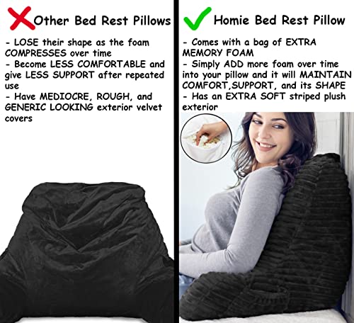 Homie Reading Pillow with Arm Rests and Back Support (Gray) X888319
