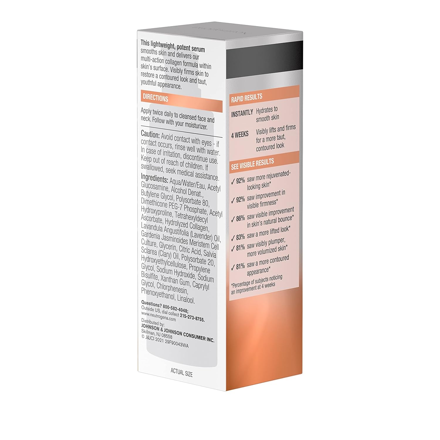 Neutrogena Rapid Firming Collagen Triple Lift Face Serum, 1 fl. oz Z74485