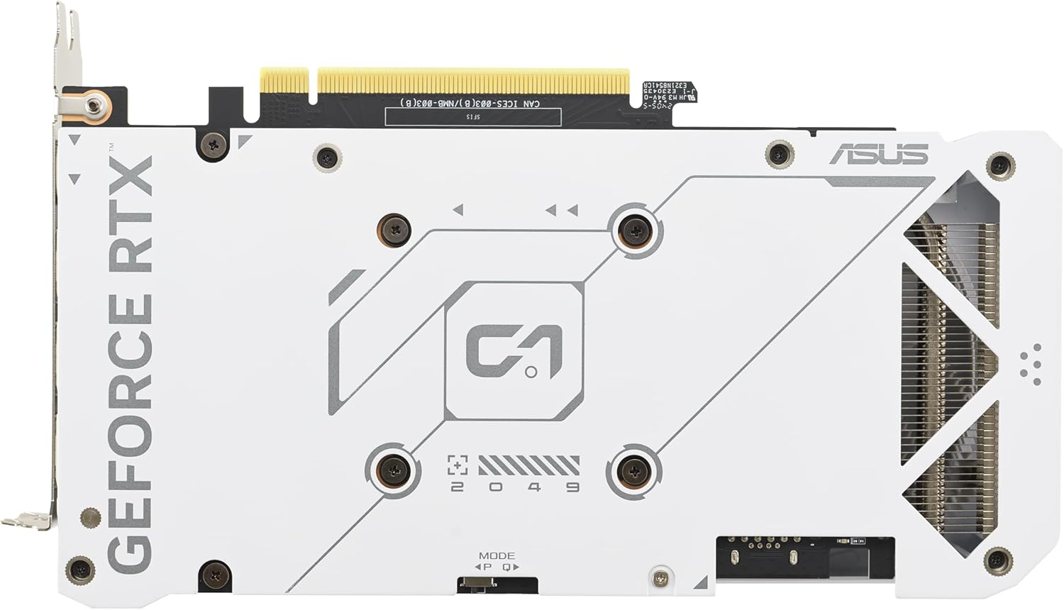ASUS Dual GeForce RTX 4070 Super EVO White OC Edition 12GB GDDR6X B5076