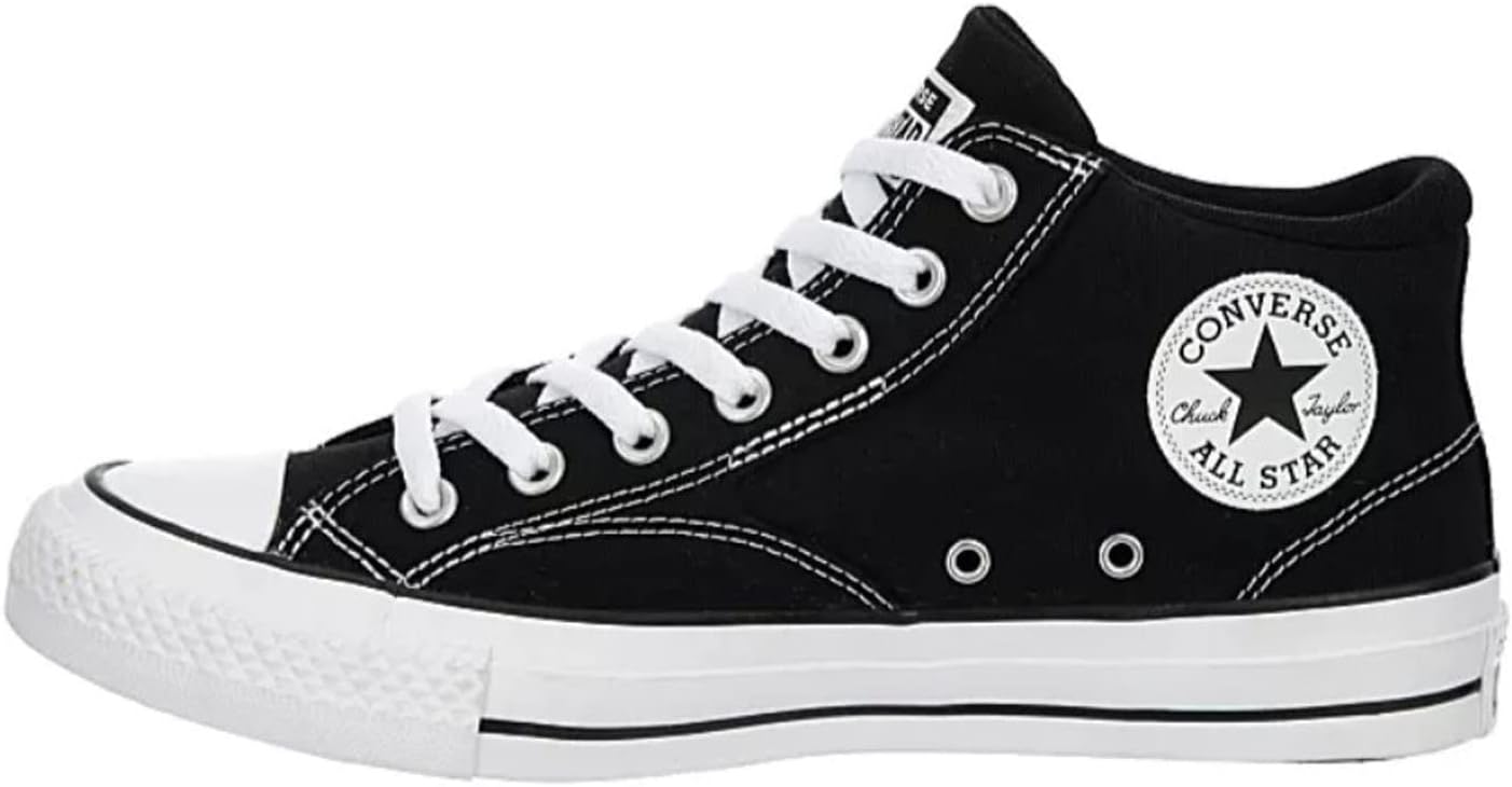 Converse Unisex Chuck Taylor All Star Malden Street Mid High Canvas Sneaker Black White G250