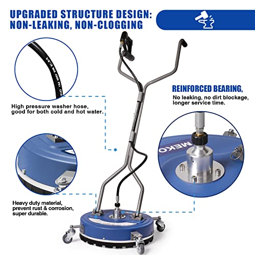 Pressure Washer Surface Cleaner 20" with Wheels, 4500PSI Attachment Q383895
