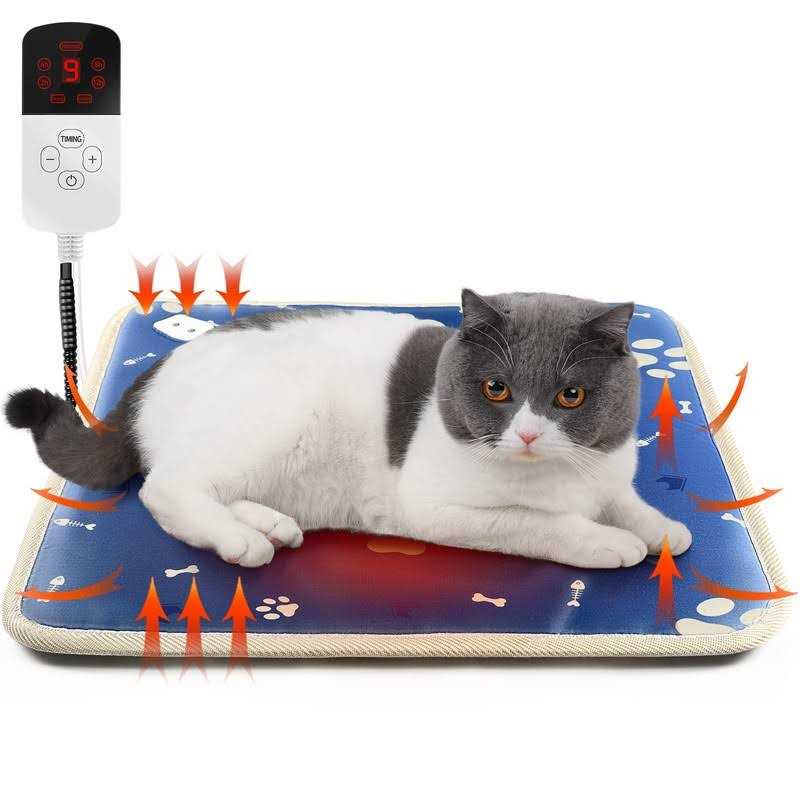 MILIFUN Pet Heating Pad for Cats and Dogs Indoor Warming Mat E266368